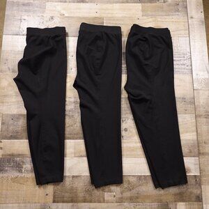 Vince Camuto Plus Size Black Leggings 2X Slim Fit Cropped Lot of 3